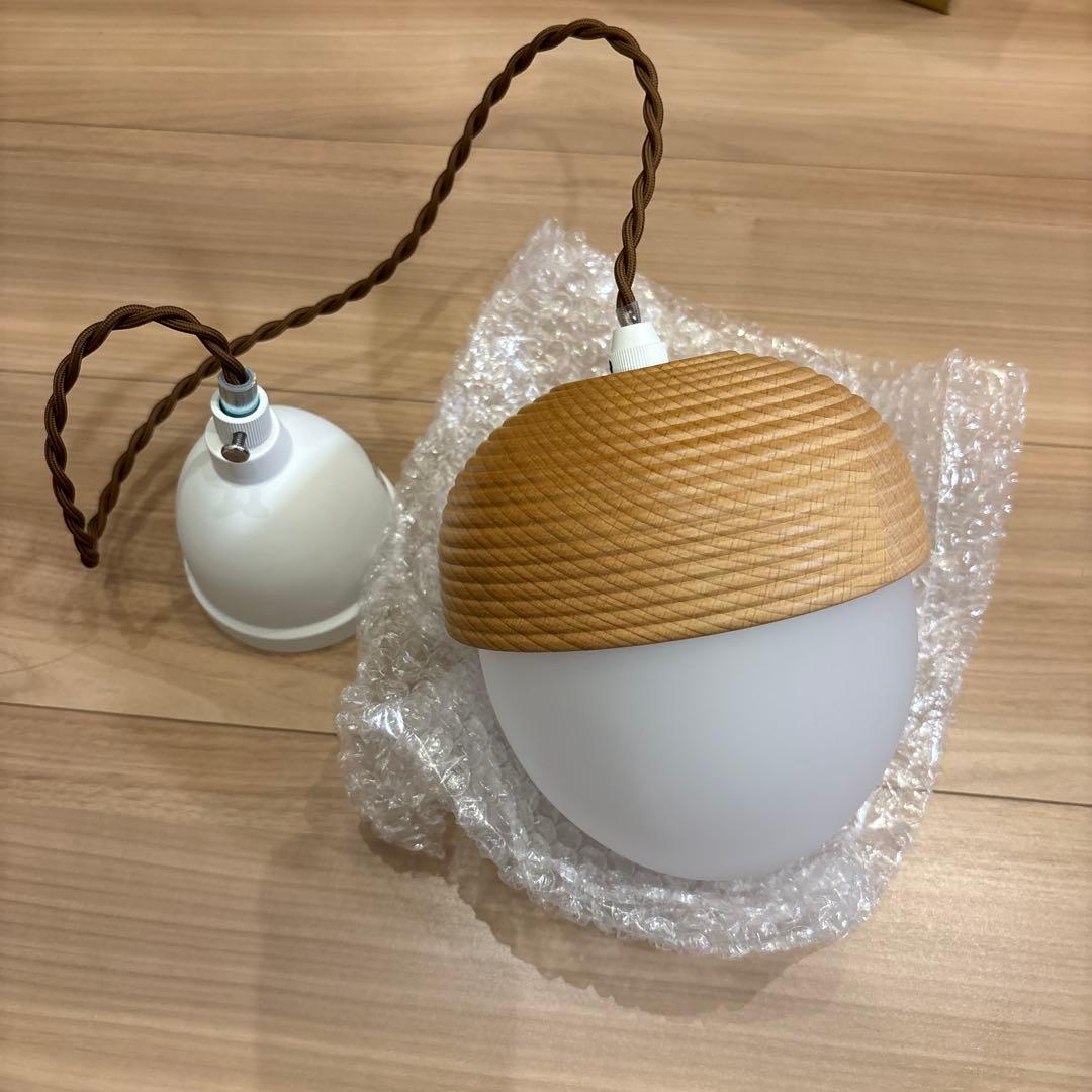 北欧ドーム型ペンダントライト　どんぐり