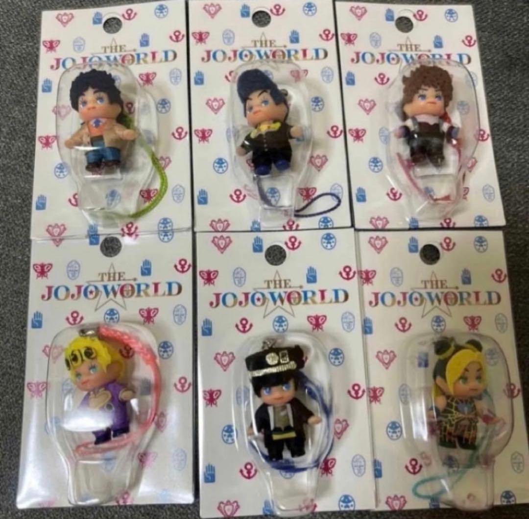 新品THE JOJO WORLDキューピーコラボストラップ　コンプリート　全種