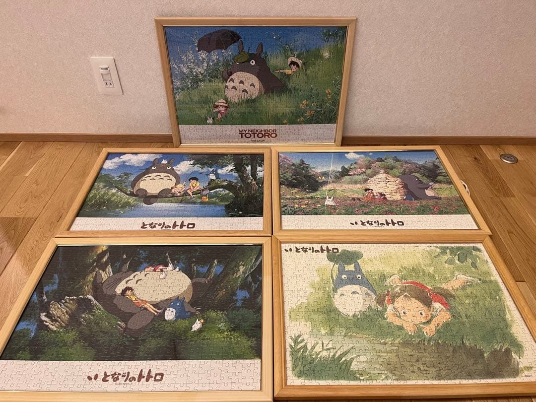 となりのトトロ ジグソーパズル 木製フレーム 完成品 500ピース