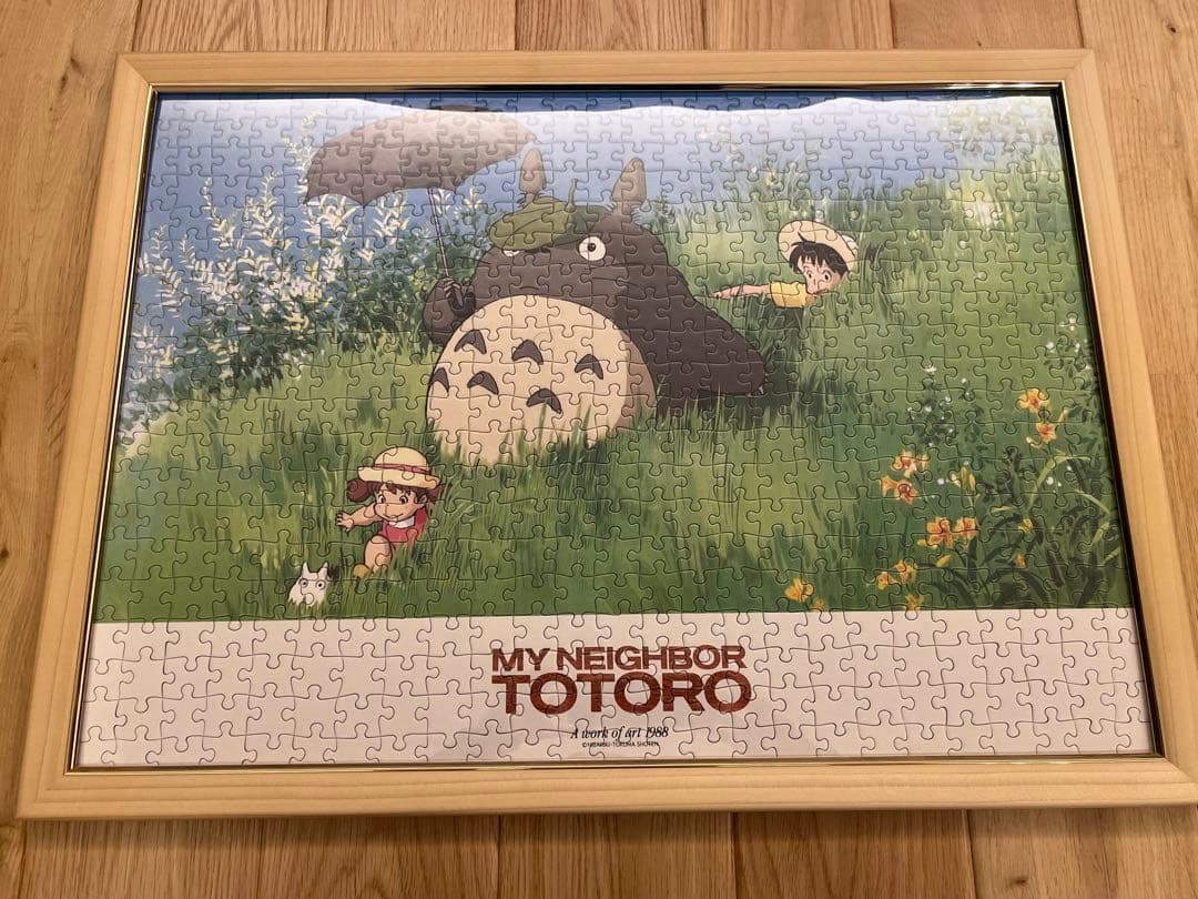 となりのトトロ ジグソーパズル 木製フレーム 完成品 500ピース