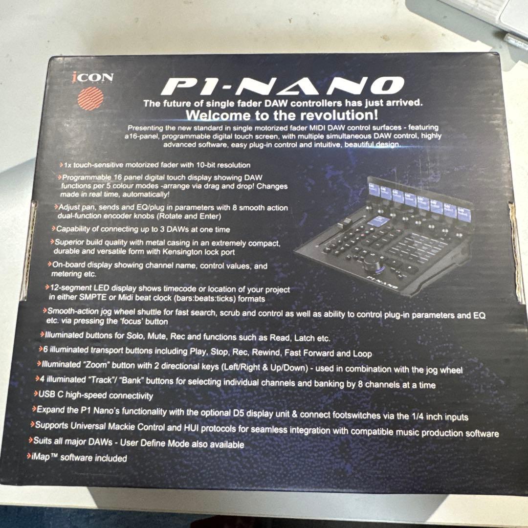 iCON P1-Nano DAWコントローラー　フィジカルコントローラー
