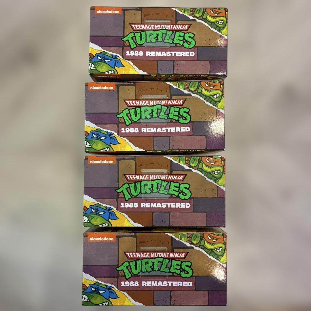 プレイメイツ ミュータント・タートルズ 40周年 1988リマスター 4体セット