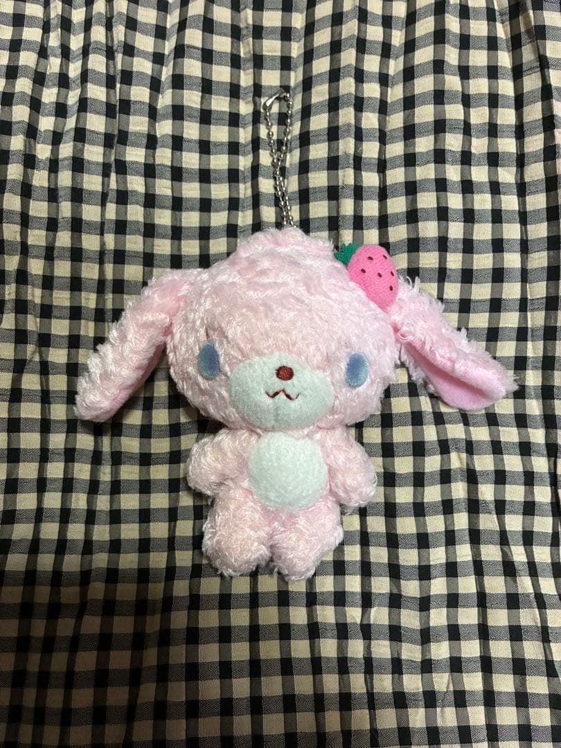 【当時物】シュガーバニーズ　ストロベリーうさ　マスコット