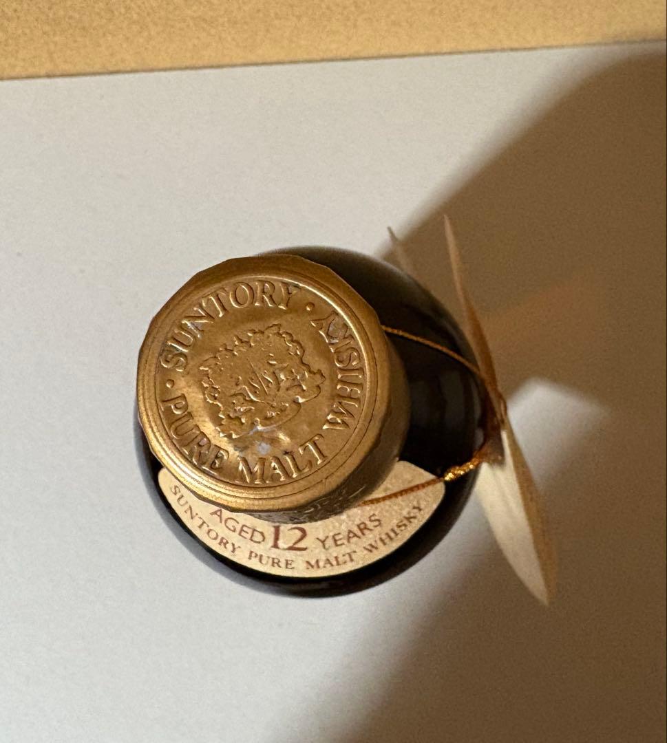 【未開栓】サントリーピュアモルトウイスキー山崎　12年　特級　760ml 向獅子