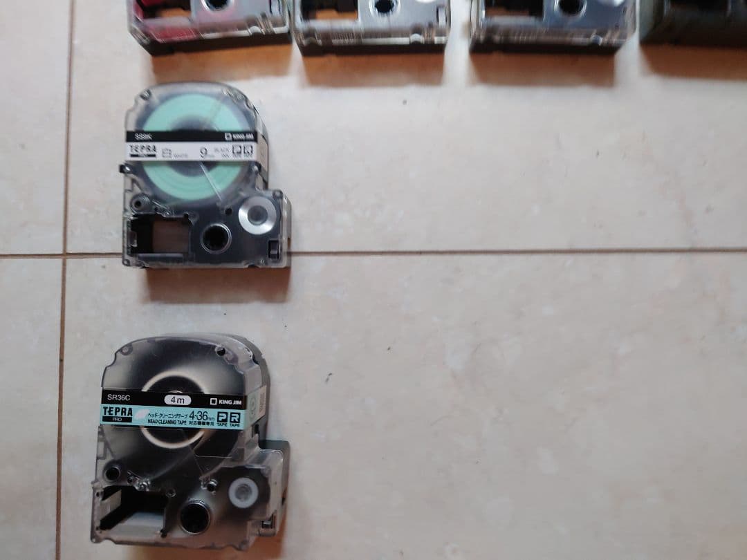 TEPRA SR5900P ラベルプリンター 6色テープ付き