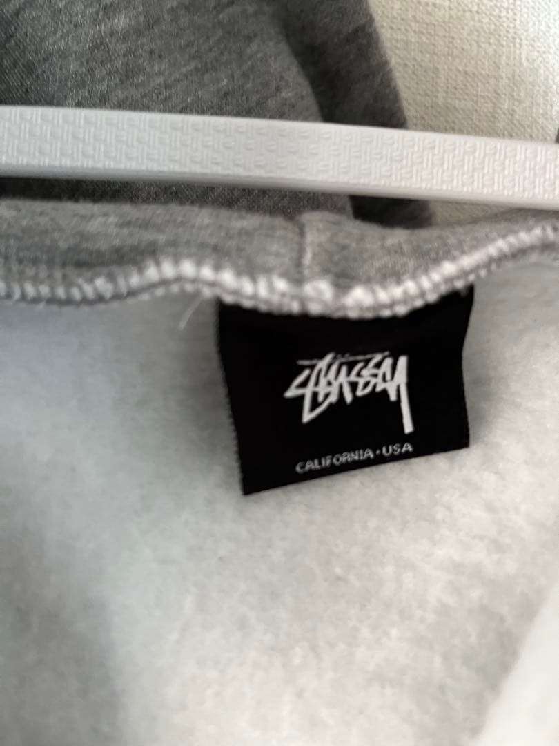 Stussy グレー フルジップパーカー