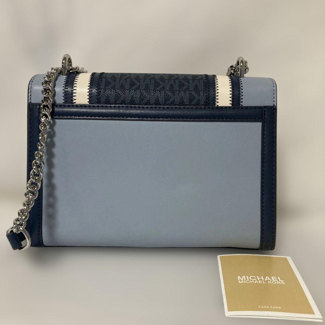 【未使用】マイケルコースショルダーバッグ★WHITNEY カラーブロック.極美品