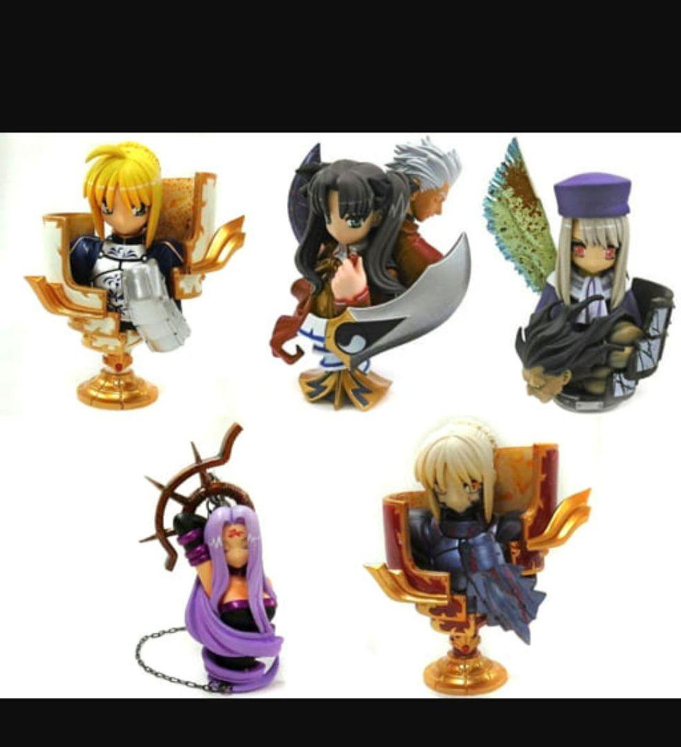 Fate stay night 胸像コレクション アナザーバージョン 全5種