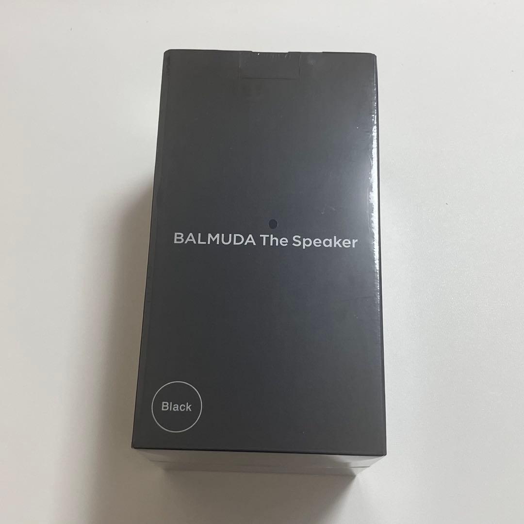 【保証書付き】バルミューダ　スピーカー　M01A-BK