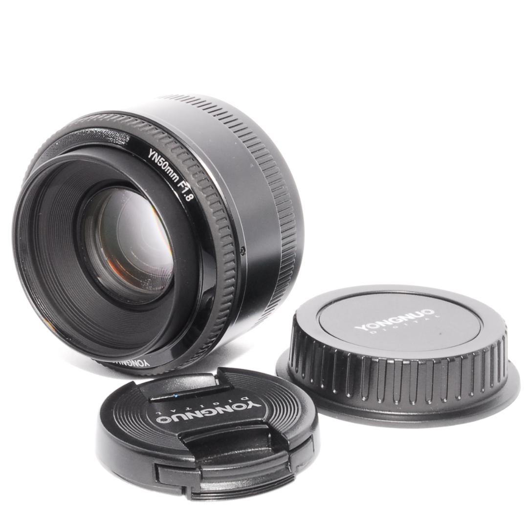 Canon EFマウント対応 Yongnuo 50mm F1.8 単焦点レンズ