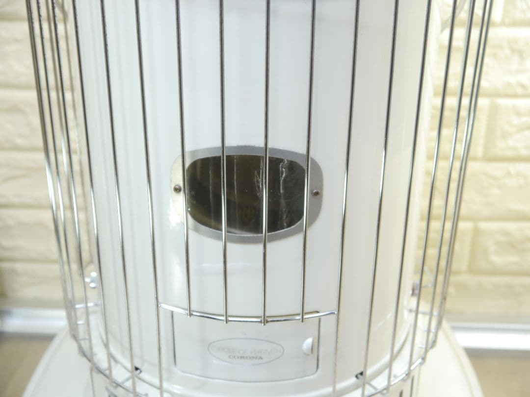 送料込❤2014年●ホワイト コロナ　石油ストーブ 安全ガード付き