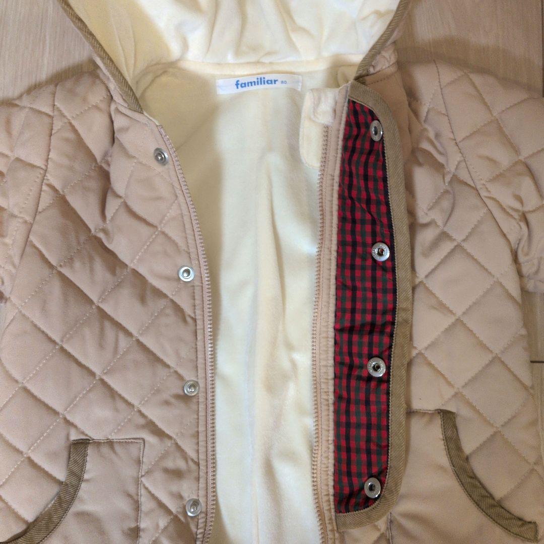 ファミリア　 ジャンプスーツ　アウター80サイズ