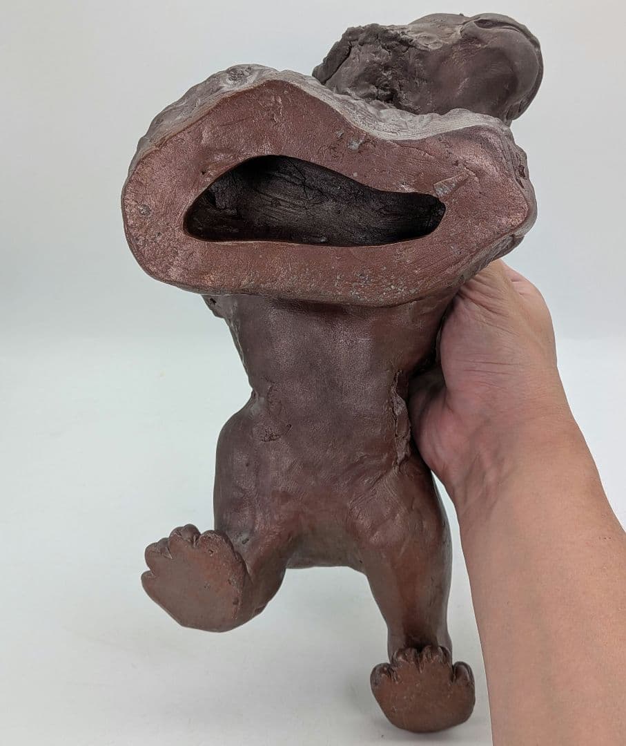 木村陶雲 備前焼 寅置物 虎 トラ Tiger 寅年 干支置物 細工物 縁起物