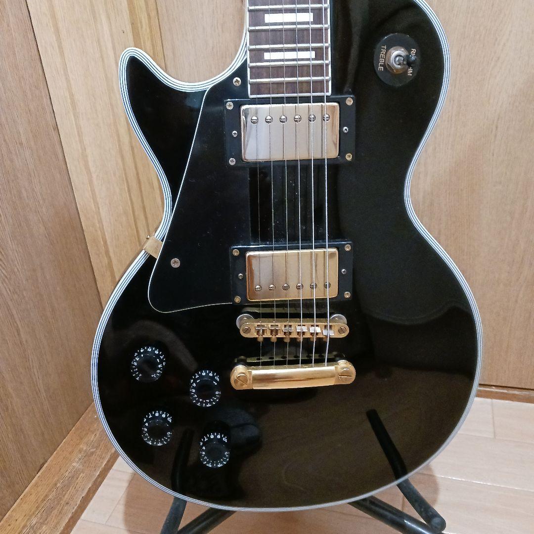 ブラック エレキギター ハムバッカー ＆ソフトケース＆ショルダーストラップ