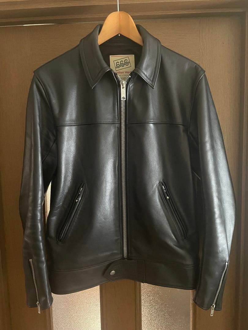 666 シングルライダースジャケット　LJM-9TF タイトフィット　牛革