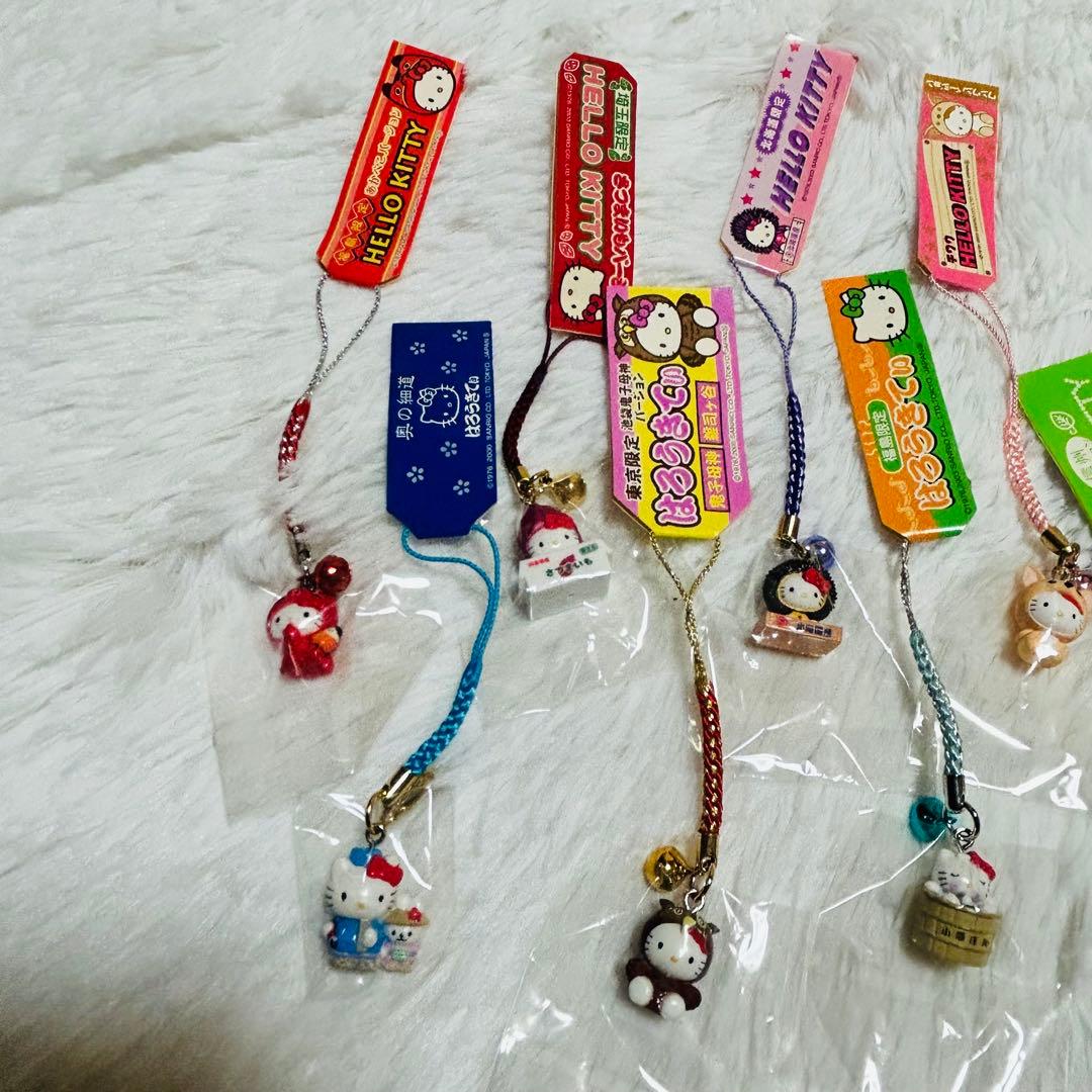 ハローキティ　まとめ売り　ストラップ　ご当地　新品