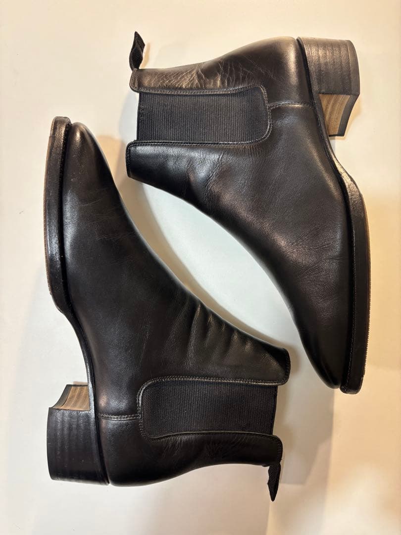WH ダブルエイチ　サイドゴアブーツ　ブラック　6