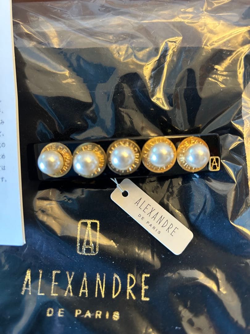 お値下げ　アレクサンドル ドゥ パリ　バレッタ