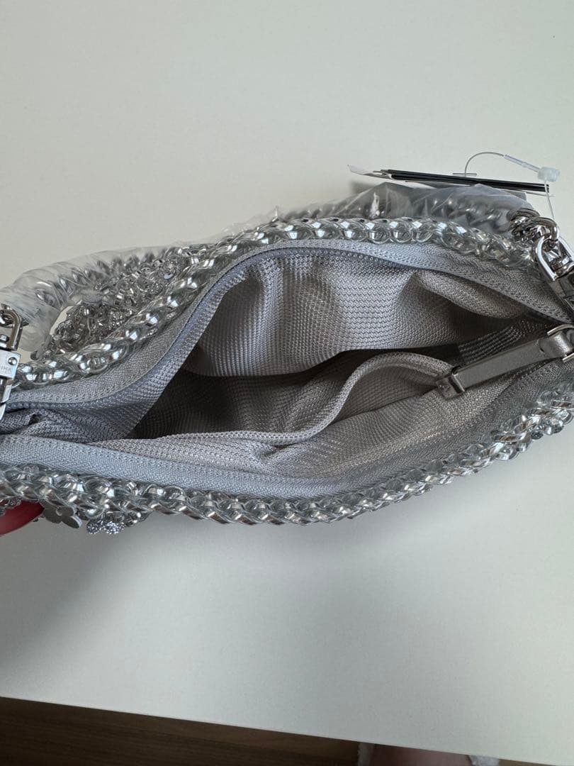 ANTEPRIMA シルバービーズパーティーバッグ