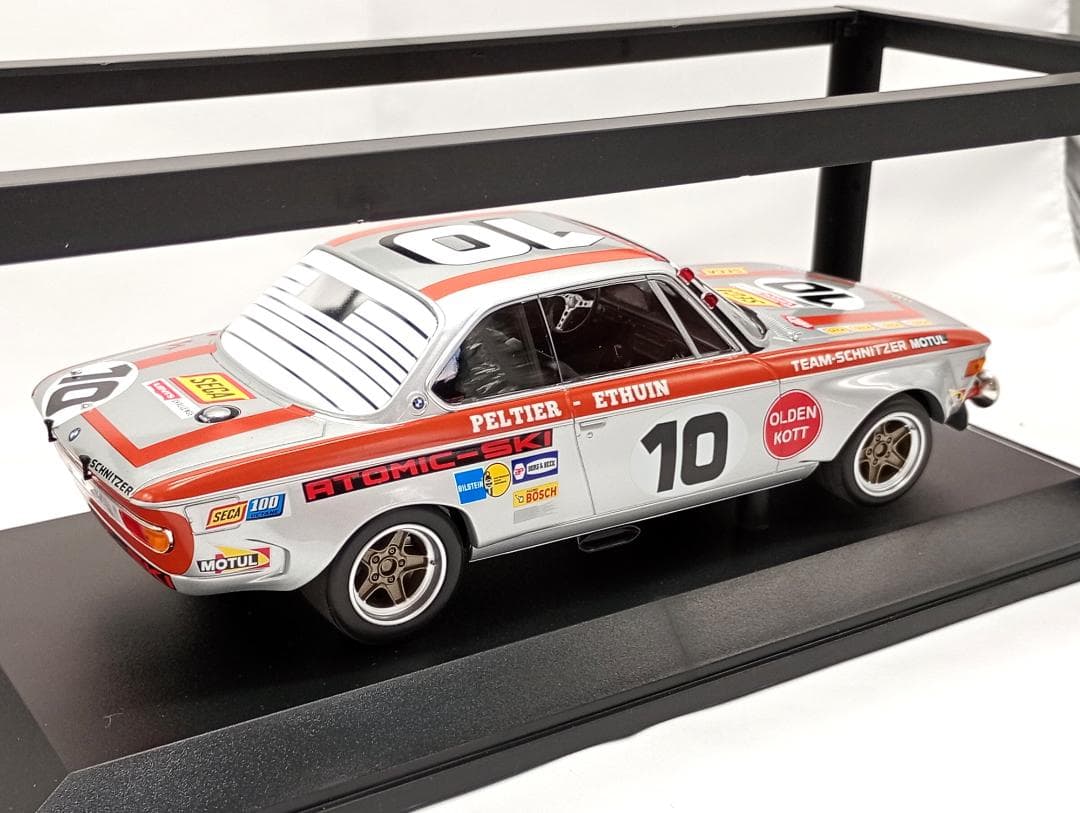 ミニチャンプス 1/18 BMW 2800 CS #10 スパ24H 1972