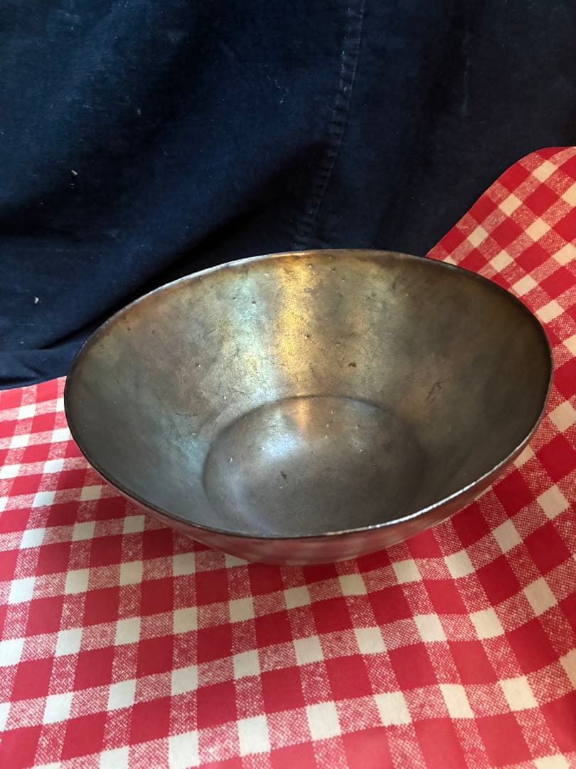 山本教行　岩谷窯　塩釉瑠璃鉢　鉢　ボウル　 直径21.2センチ 陶器　民藝