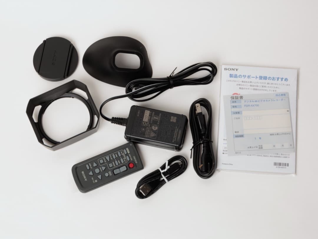 緊急値下げ SONY FDR-AX700 4Kビデオカメラレコーダー防湿庫保存