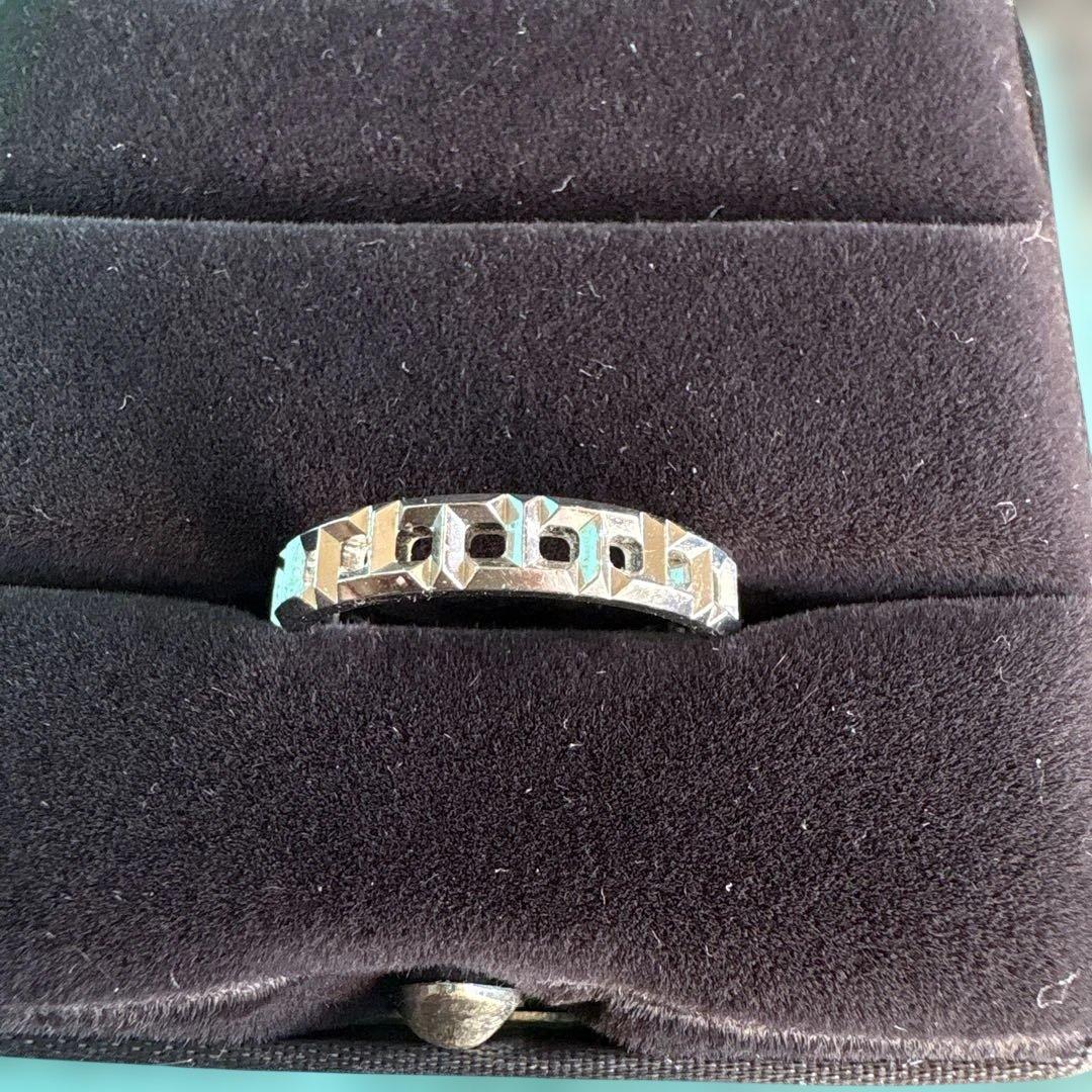 Tiffany & Co. トゥルー ナロー リング　ホワイトゴールド　9号