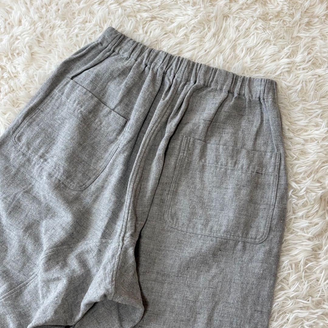 アーツアンドサイエンス サルエルパンツ 2 コットン リネン グレー
