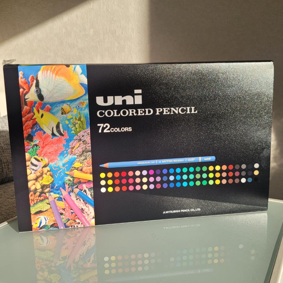 三菱鉛筆 uni ユニカラー 色鉛筆 72色セット 日本製 未開封