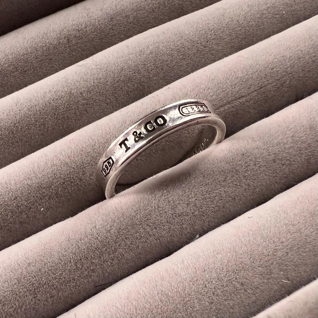 ★Tiffany&Co.1837★ナローリング 19号 指輪 シルバー925