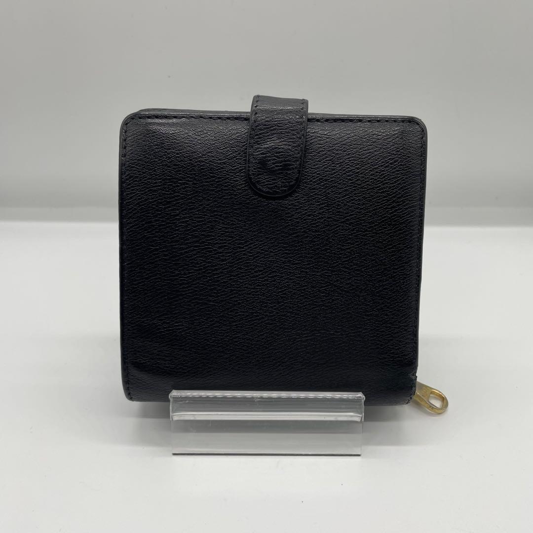 【良品】 LOEWE ロエベ アナグラム レザー 折り財布