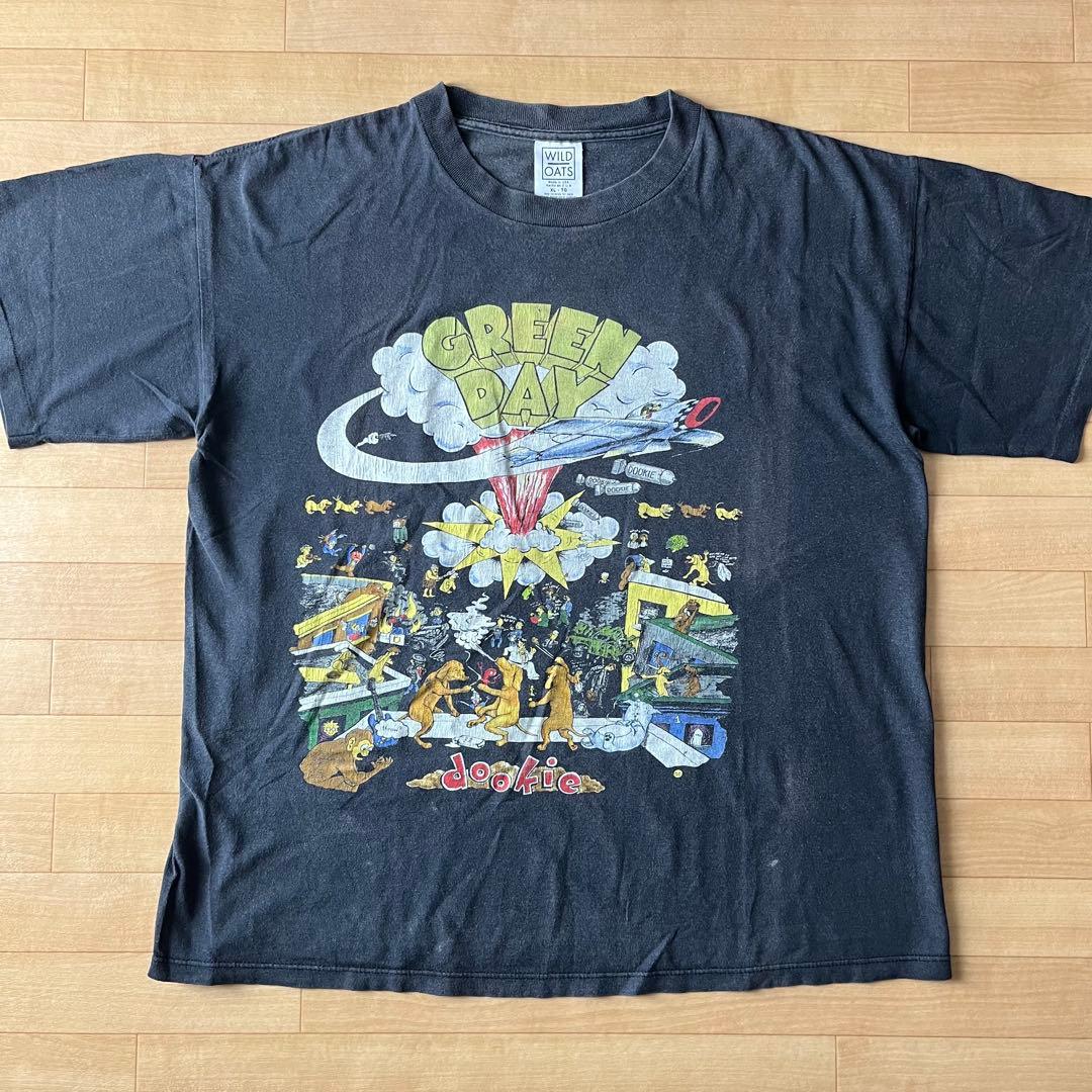 Green Day 本物 1994年ヴィンテージ Dookie Tシャツ XL