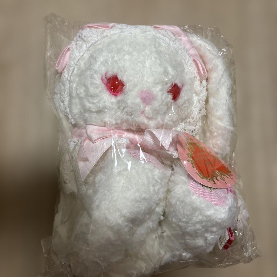 BABY うさくみゃちゃんポシェット オフ白×ピンク