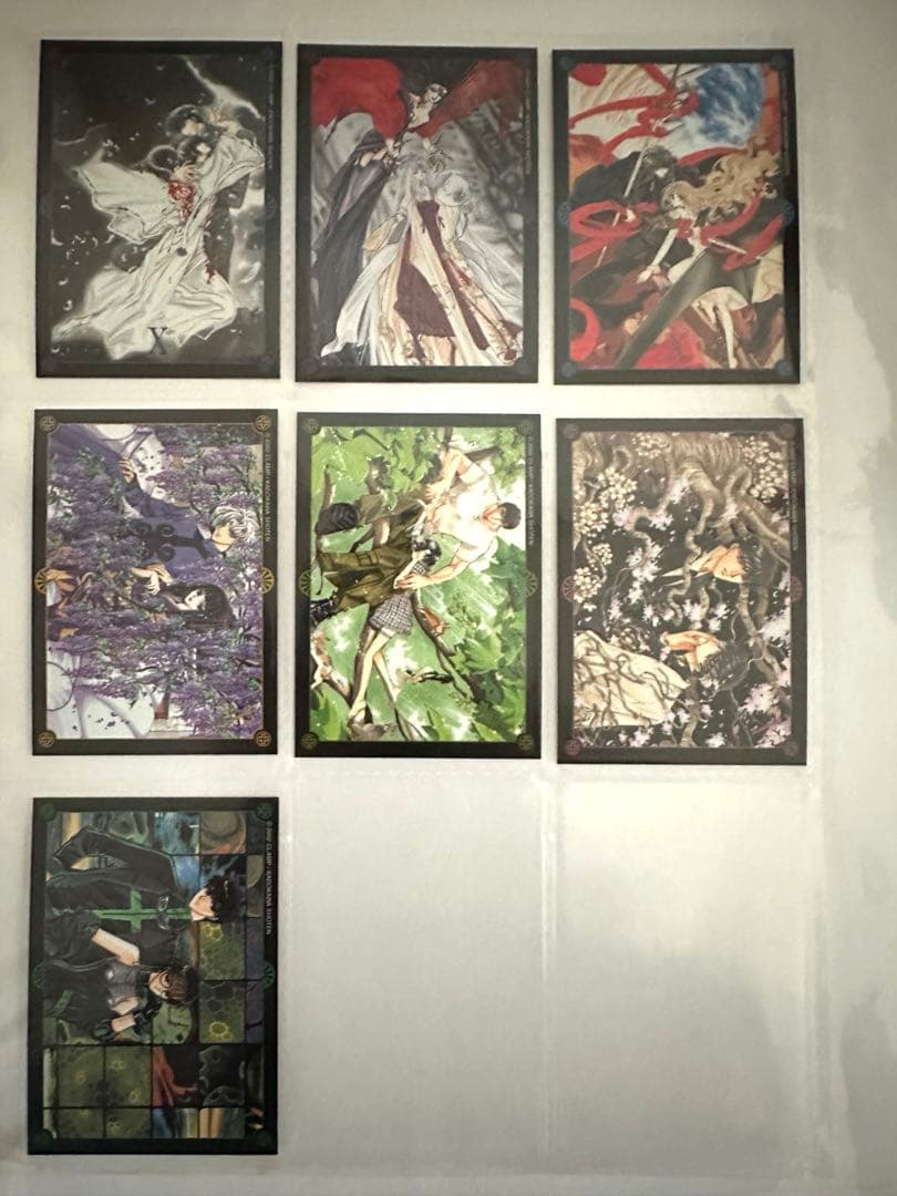 CLAMP X トレカ　まとめ売り80枚　カードホルダー付き