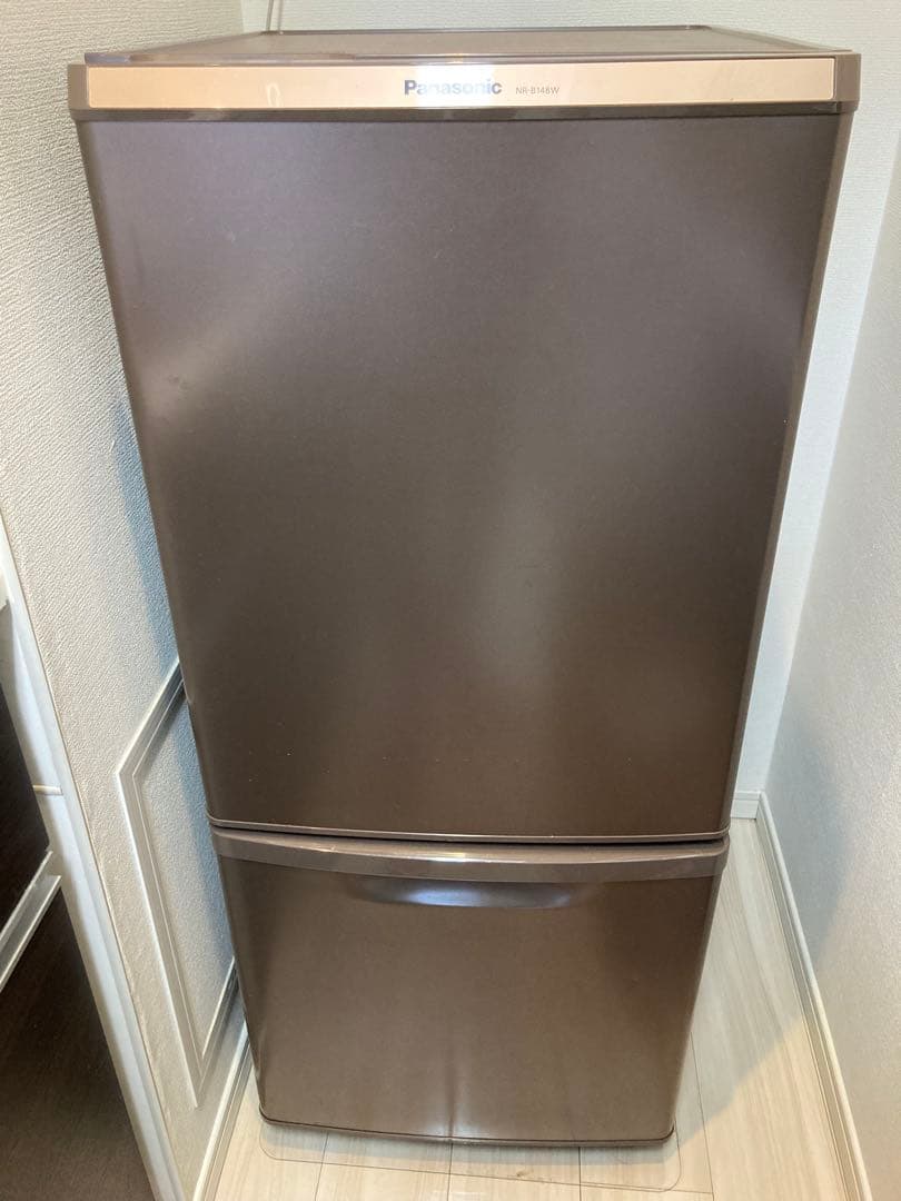 Panasonic 冷蔵庫 NR-B148W ダークブラウン