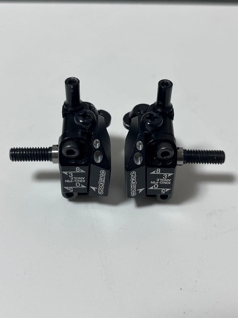 【OVERDOSE】アジャスタブルアルミナックルセットType-2 (ブラック)