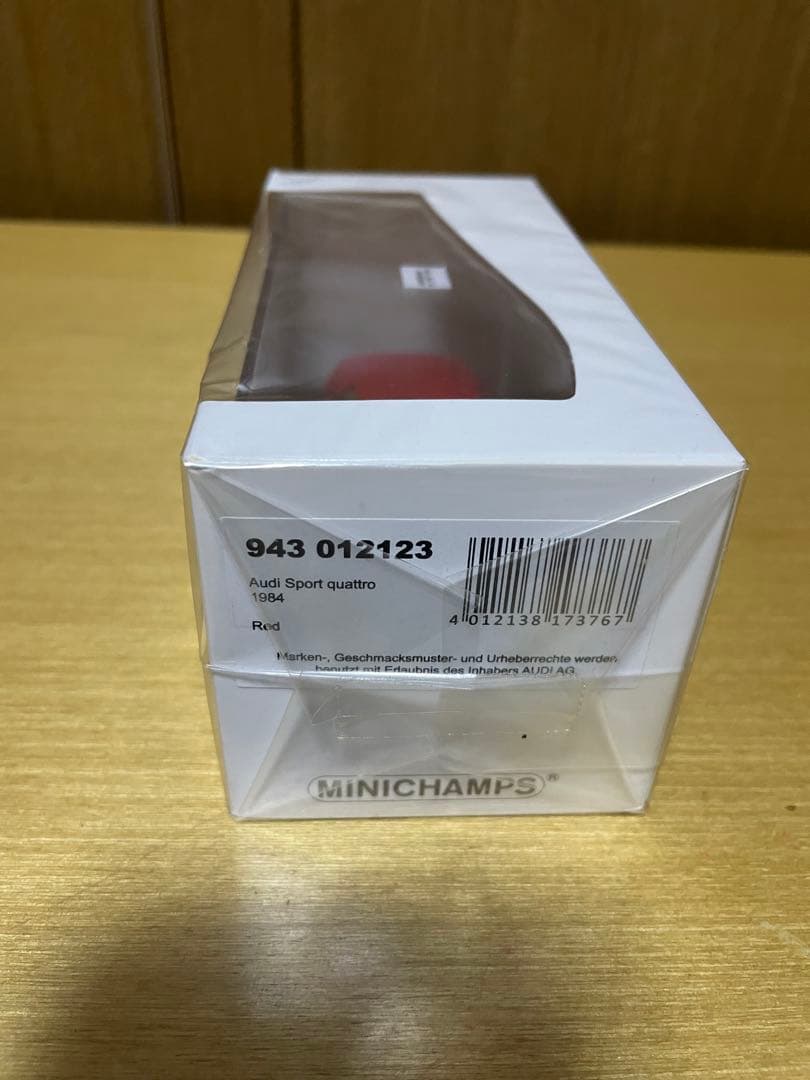 ミニカー MINICHAMPS Audi Sport quattro 1984 1/43