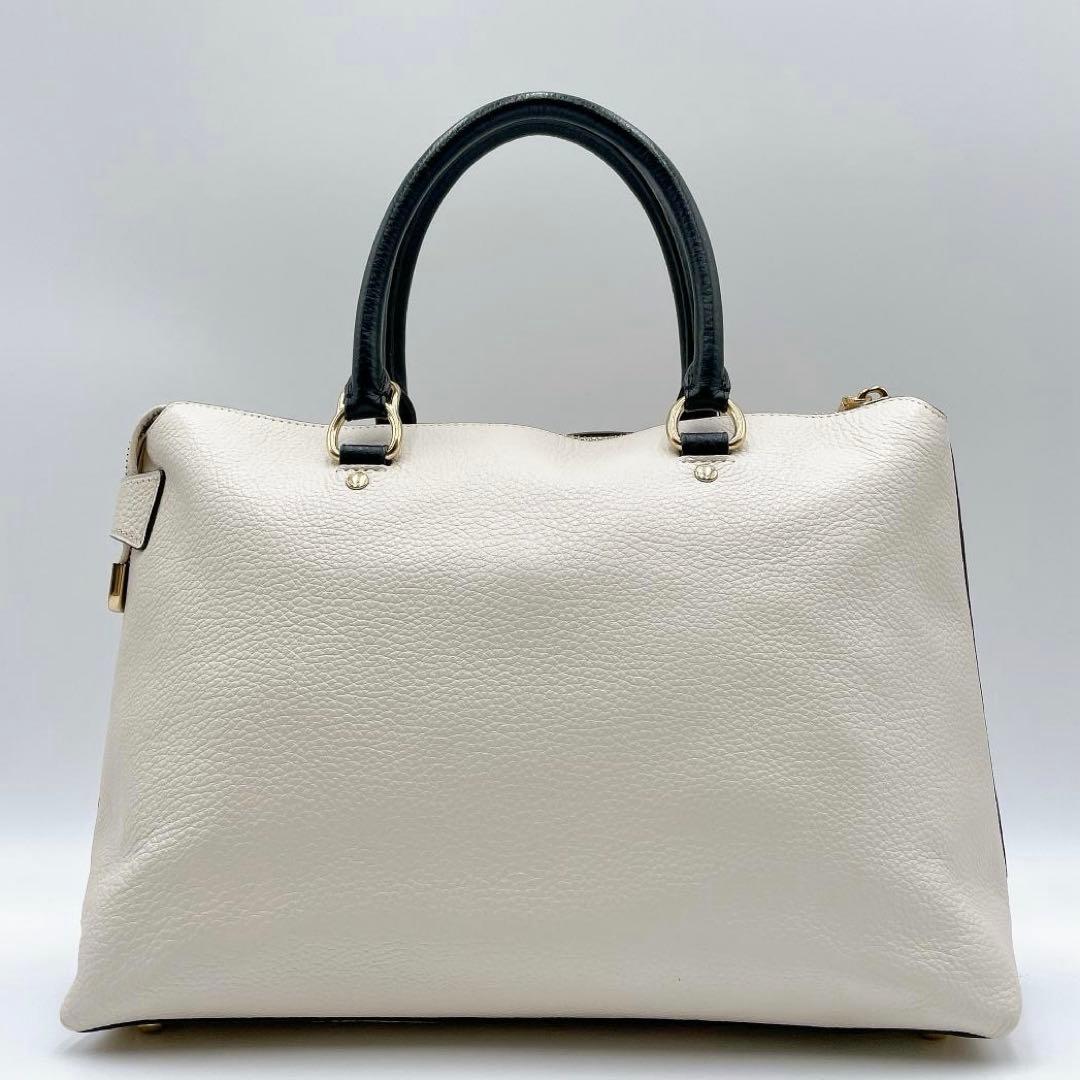 極美品 COACH 2WAYバッグ エマ サッチェル ショルダー 　f425