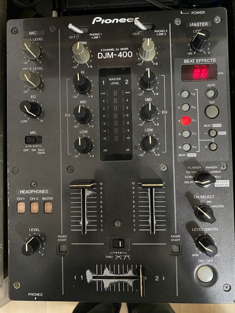 Pioneer DJM-400 2チャンネル ミキサー 中古