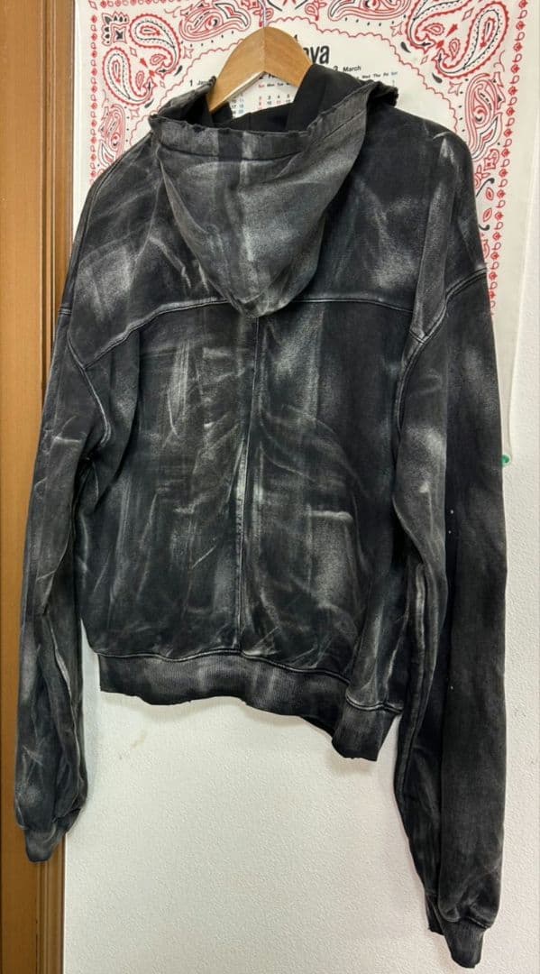 【激シブ・即売】LASTNEST　ラストネスト ウォッシュド　パーカー　グレー