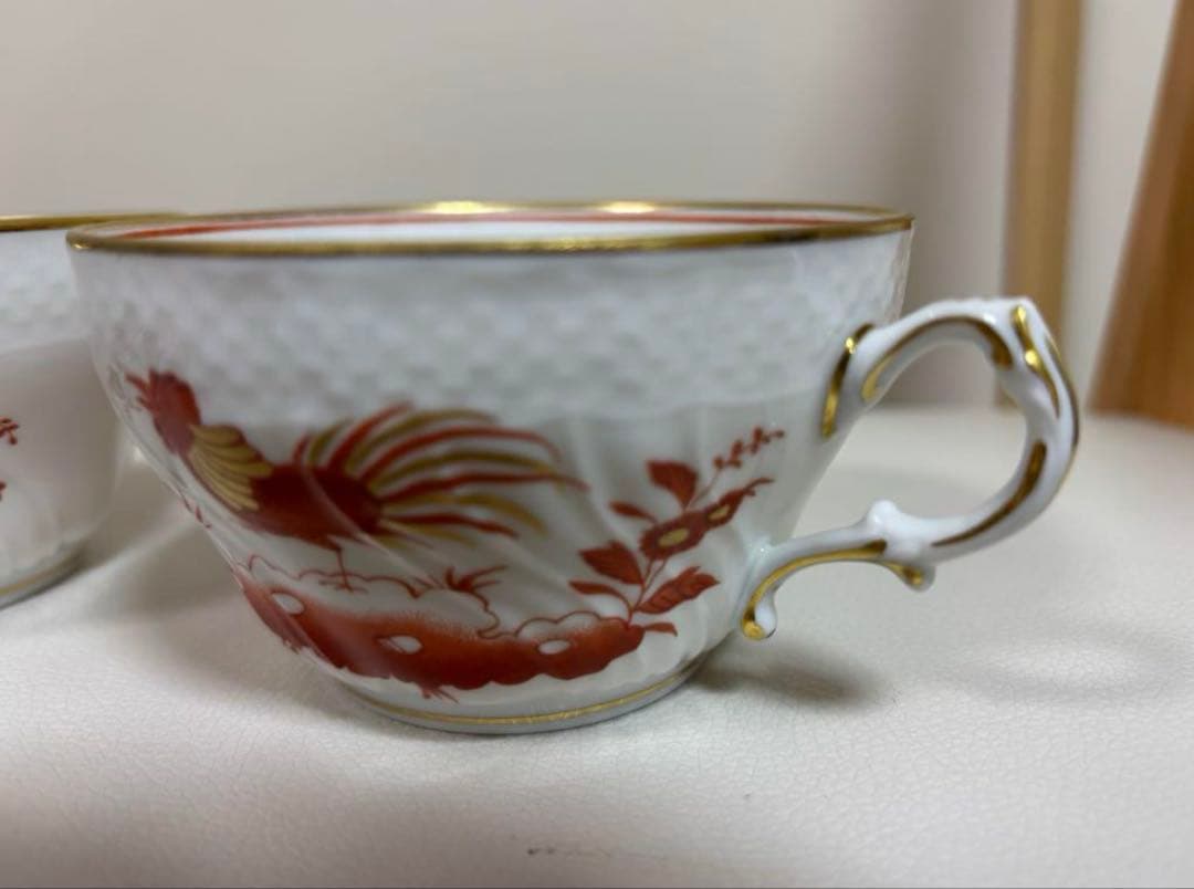 未使用近極美品　リチャードジノリ レット コック カップ&ソーサー✨イタリア1客