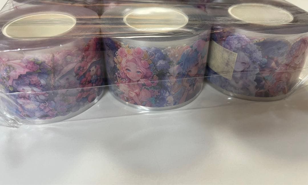 817 新品　未使用　nene様 フローラルプリンセス　PETロールステッカー