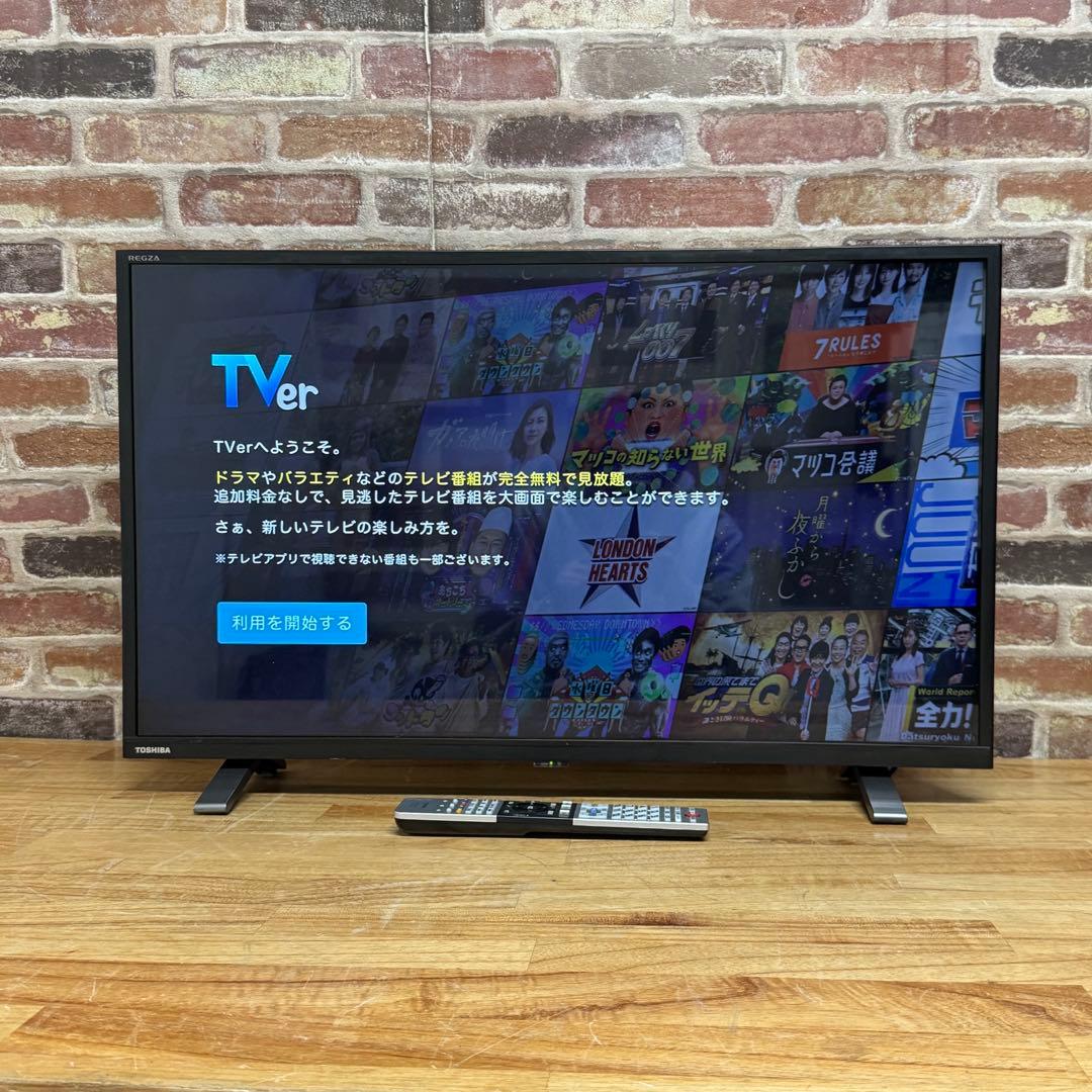 東芝 32V型 液晶テレビ 32V34 REGZA スマートテレビ 動画アプリ○