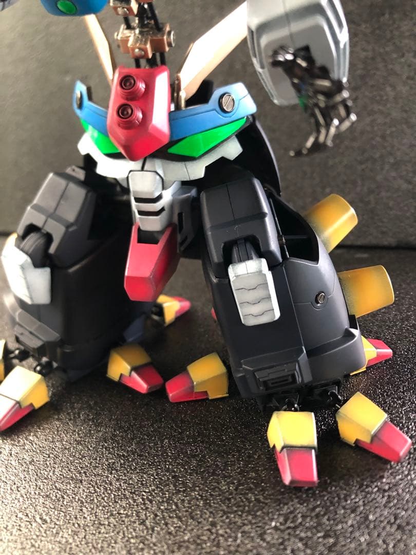 ガンプラ　バンダイ　デビルガンダム　旧キット　改造　全塗装　完成品【Gガンダム】