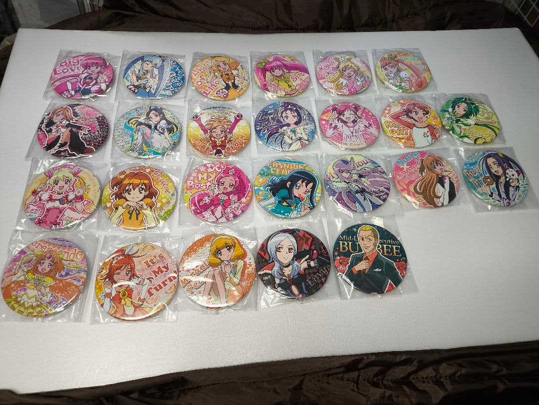 プリキュア トゥインクル缶バッジ プリティストア限定　全25種セット