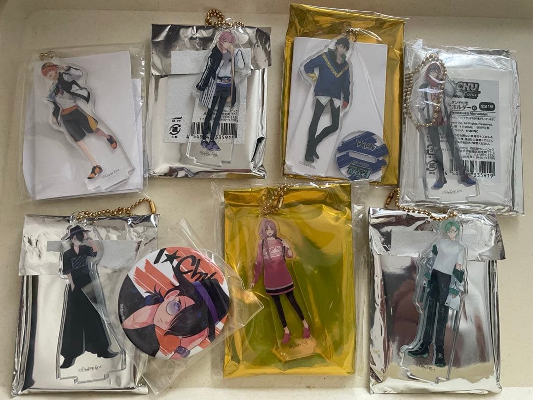 アイチュウ AGF 限定 アクリルキーホルダー 缶バッジ 心