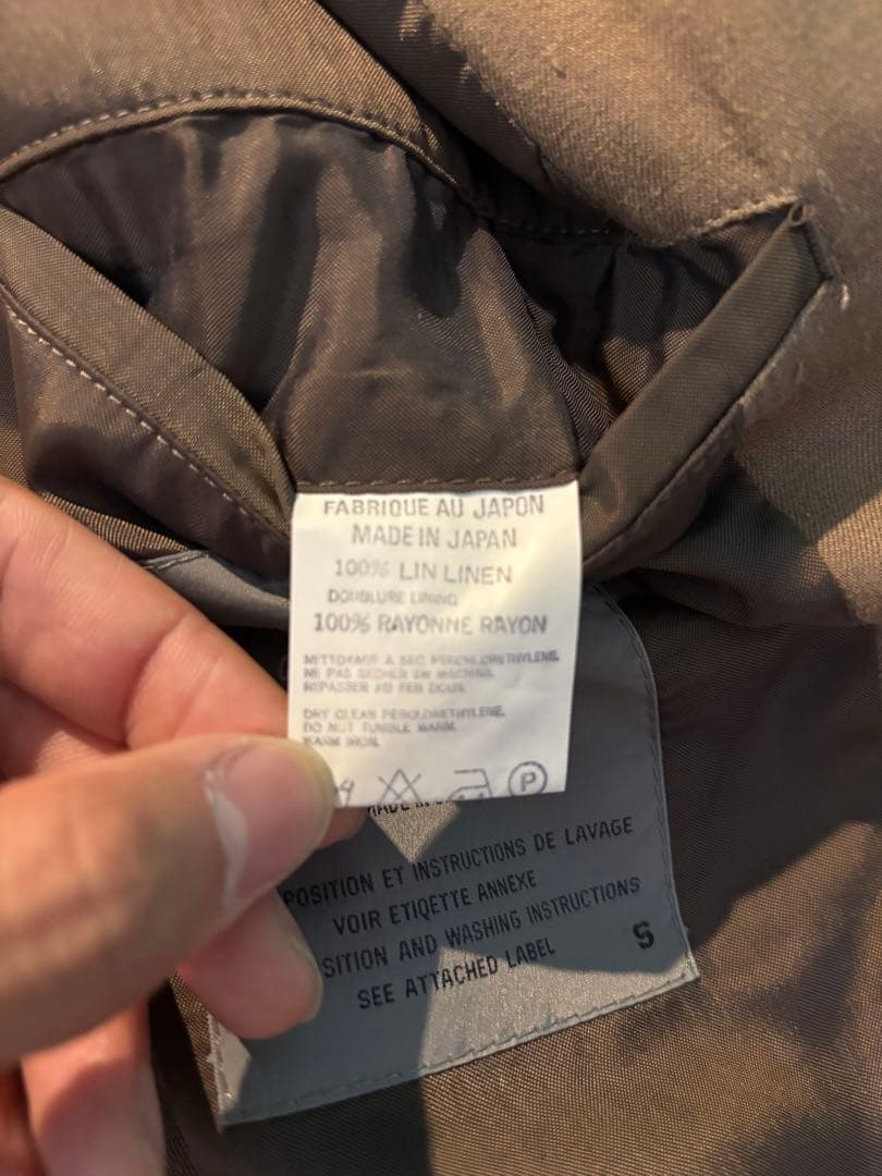 ヨウジヤマモト　ヴィンテージ　リネン　ベージュ　モード　超希少　セットアップ