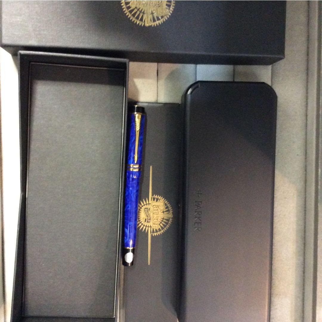 パーカー万年筆デュオフォールド ラピスブルー