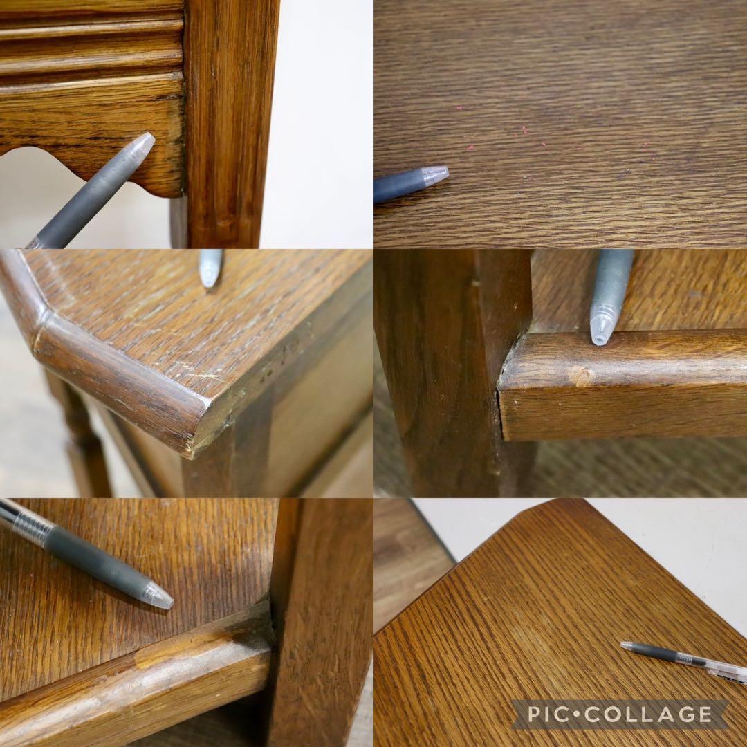 GMHH510○西洋 英国 アンティーク コンソールテーブル サイドテーブル 引