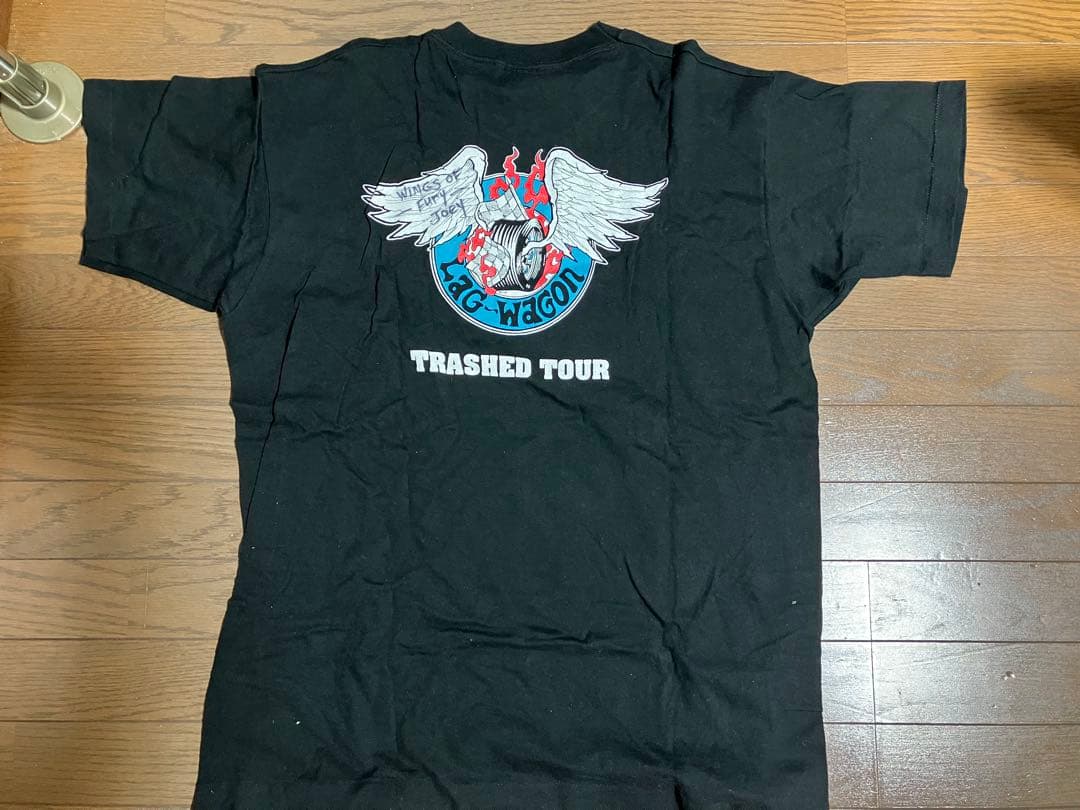 90s LAG-WAGON ラグワゴン　Tシャツ　ビンテージ　サイン入り　XL